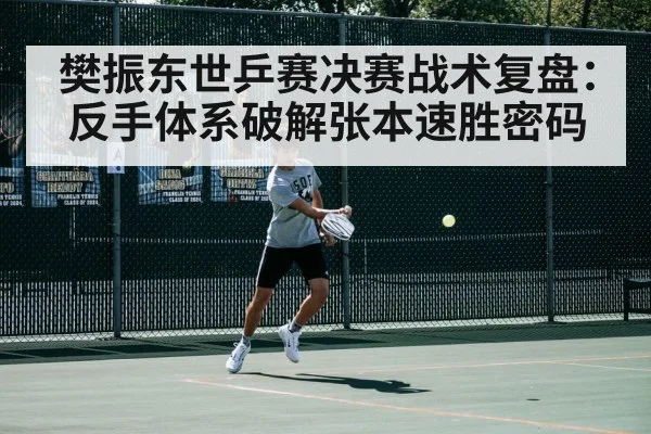 樊振东世乒赛决赛战术复盘：反手体系破解张本速胜密码